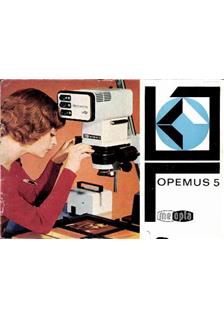 Meopta Opemus 5 manual. Camera Instructions.